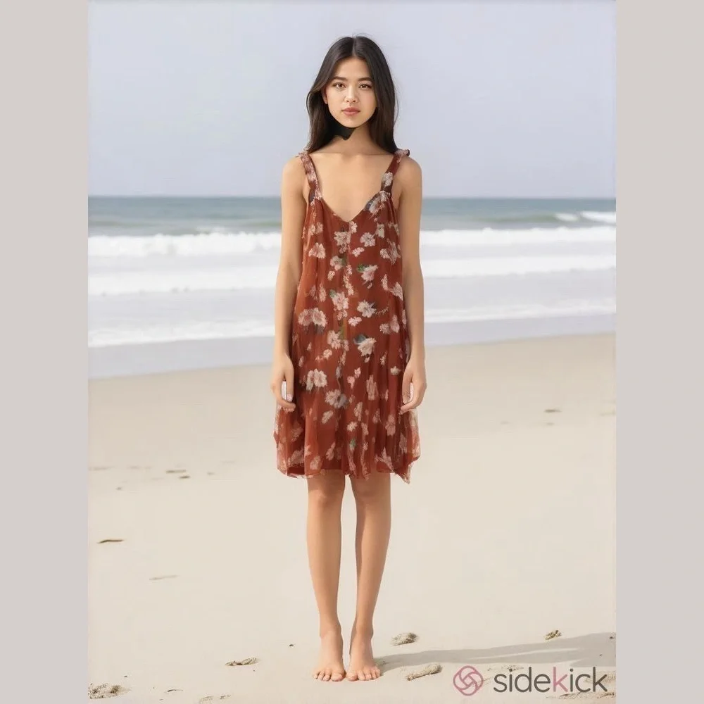 American Eagle Outfitters Women’s Daisy Floral Print Mini Dress Sz S - Picture 2 of 11